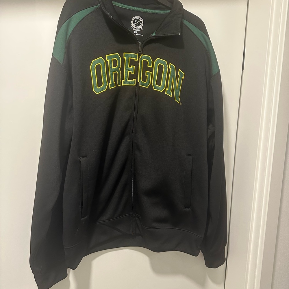 Oregon Black and Green Men's Jacket
